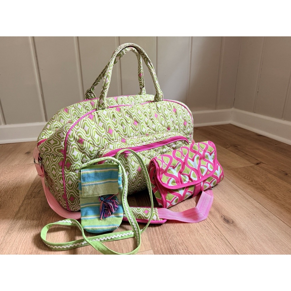 Y2K Buckhead Betties 3 Piece Travel Bag Set